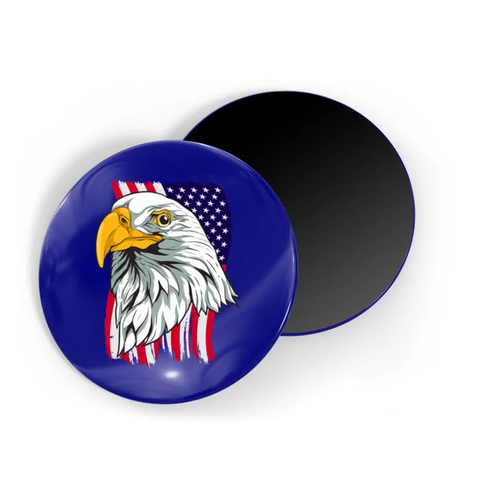 Patriotic Us Flag Pride Freedom Liberty American Bald Eagle Meaningful Gift Magnet