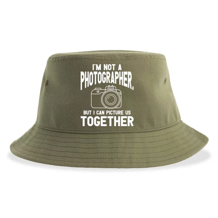 Picture Us Funny Flirting Flirty Going Out Dating Dorky Great Gift Sustainable Bucket Hat