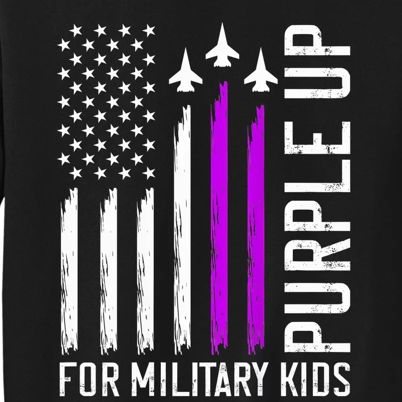 Purple Up For Military Military Child Month Sweatshirt