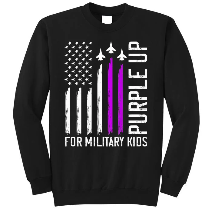 Purple Up For Military Military Child Month Sweatshirt