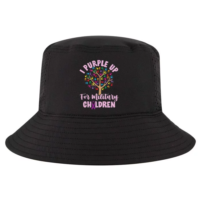 Purple Up For Military Children Tree Month Of Military Child Cool Comfort Performance Bucket Hat