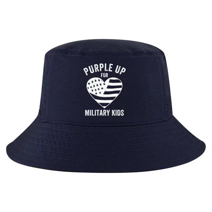 Purple Up For Military Child Month Cool Comfort Performance Bucket Hat