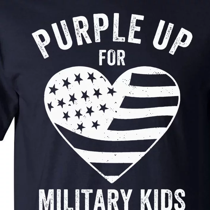 Purple Up For Military Child Month Tall T-Shirt