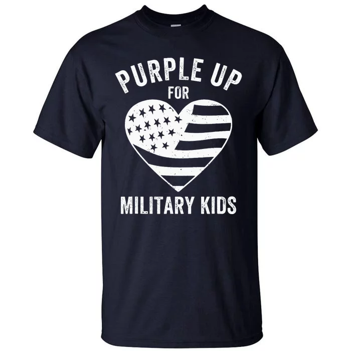 Purple Up For Military Child Month Tall T-Shirt