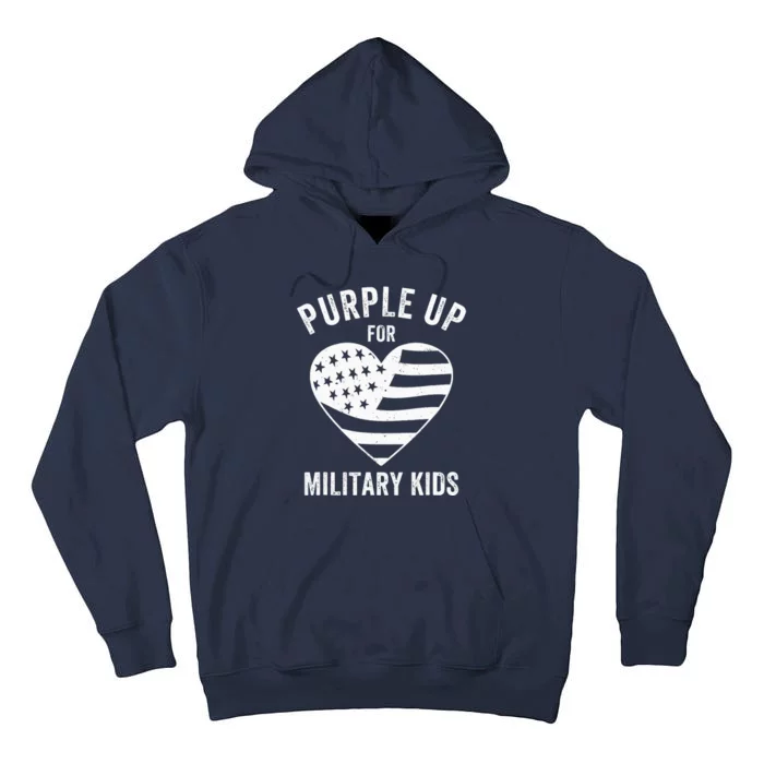 Purple Up For Military Child Month Tall Hoodie