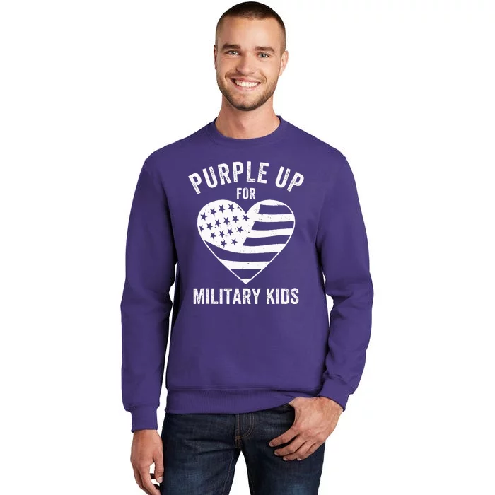 Purple Up For Military Child Month Sweatshirt