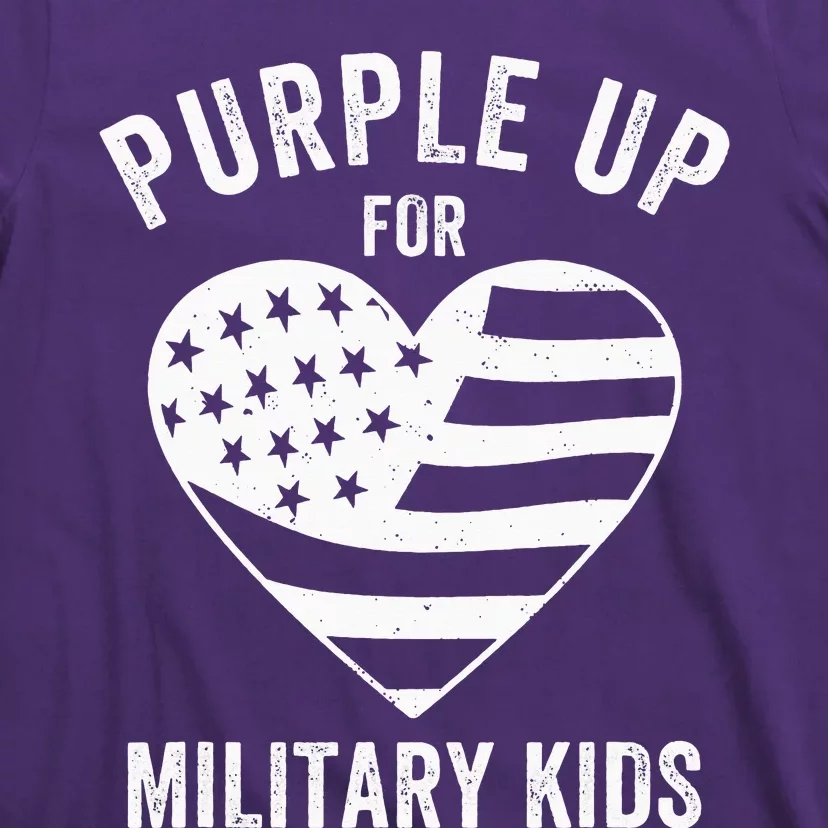 Purple Up For Military Child Month T-Shirt