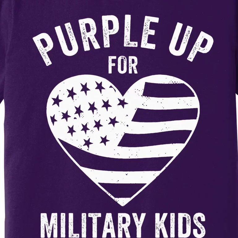 Purple Up For Military Child Month Premium T-Shirt