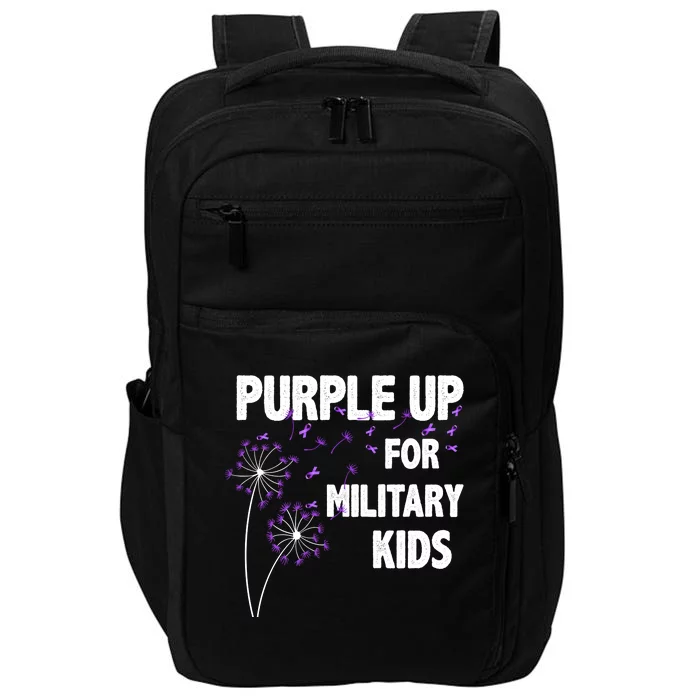 Purple Up For Military Child Month Impact Tech Backpack