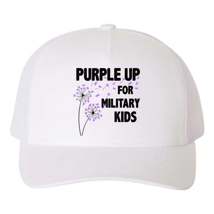 Purple Up For Military Child Month Yupoong Adult 5-Panel Trucker Hat