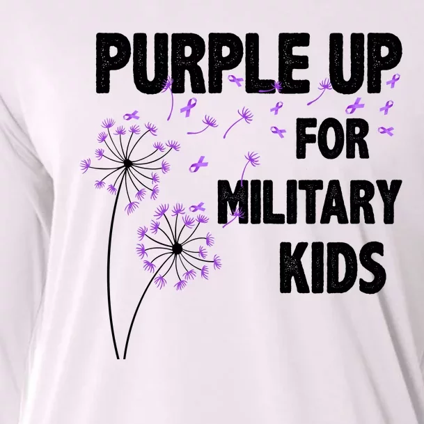 Purple Up For Military Child Month Cooling Performance Long Sleeve Crew