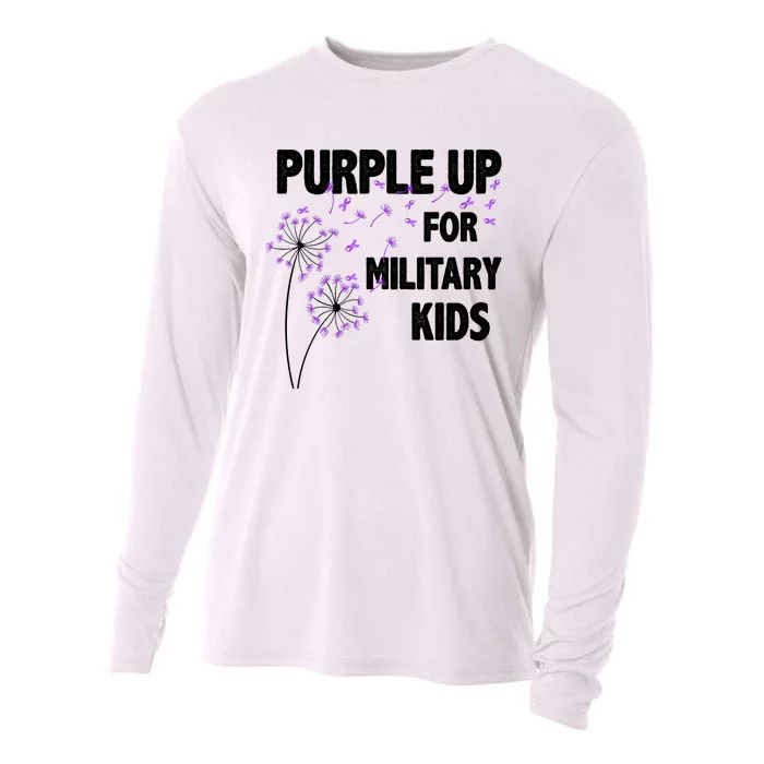 Purple Up For Military Child Month Cooling Performance Long Sleeve Crew