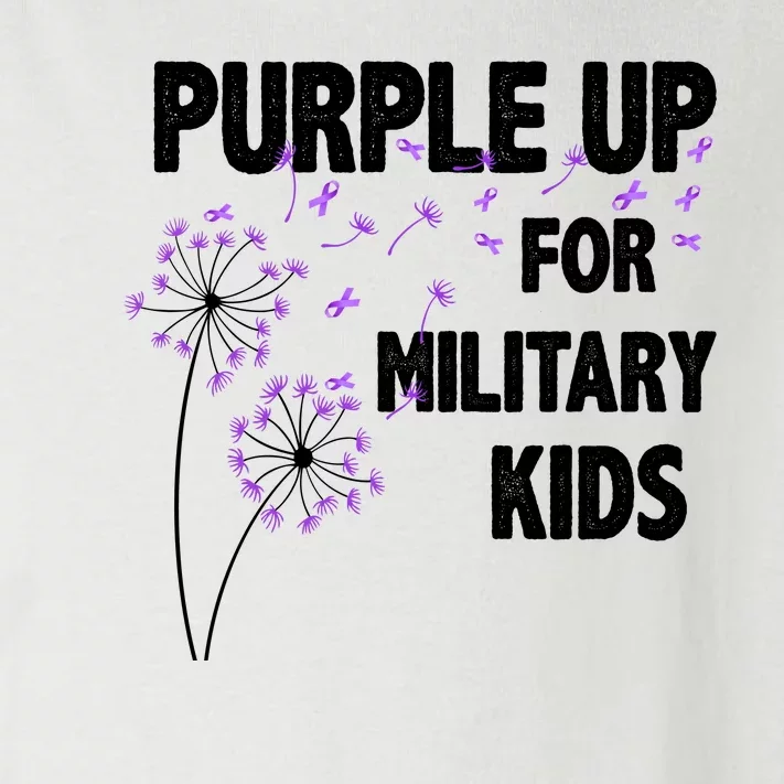 Purple Up For Military Child Month Toddler Long Sleeve Shirt