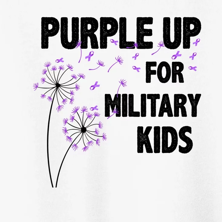 Purple Up For Military Child Month Toddler T-Shirt