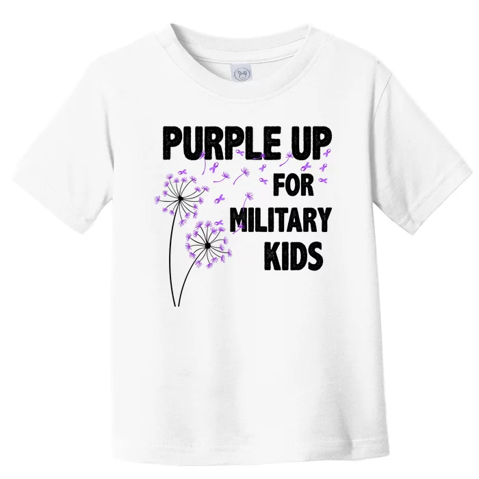 Purple Up For Military Child Month Toddler T-Shirt