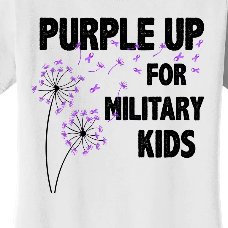 Purple Up For Military Child Month Women's T-Shirt