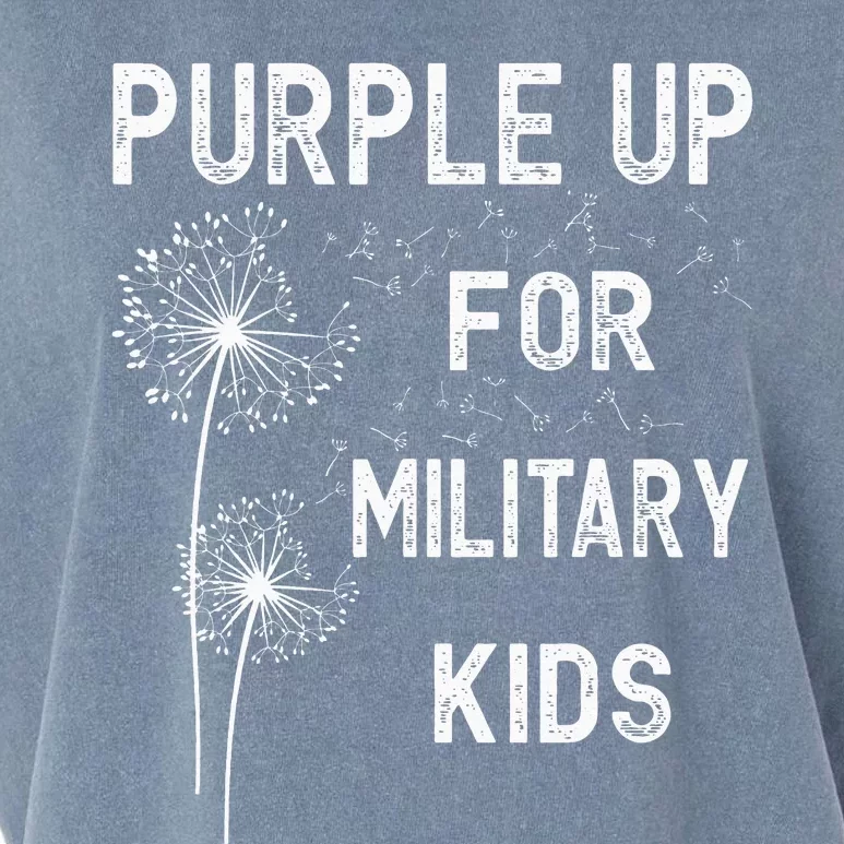 Purple Up for Military Month of the Military Child Garment-Dyed Women's Muscle Tee