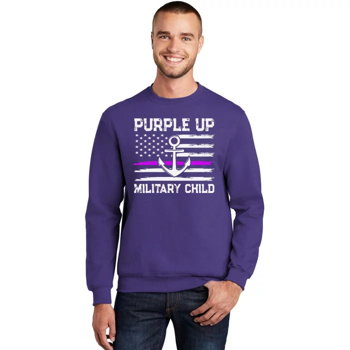 Purple Up For Military Child Month Sweatshirt