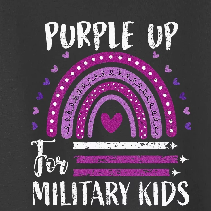 Purple Up For Military Child Month Toddler T-Shirt