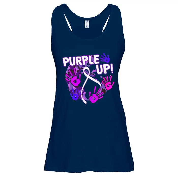 Purple Up For Military Month Of The Military Child Ladies Essential Flowy Tank