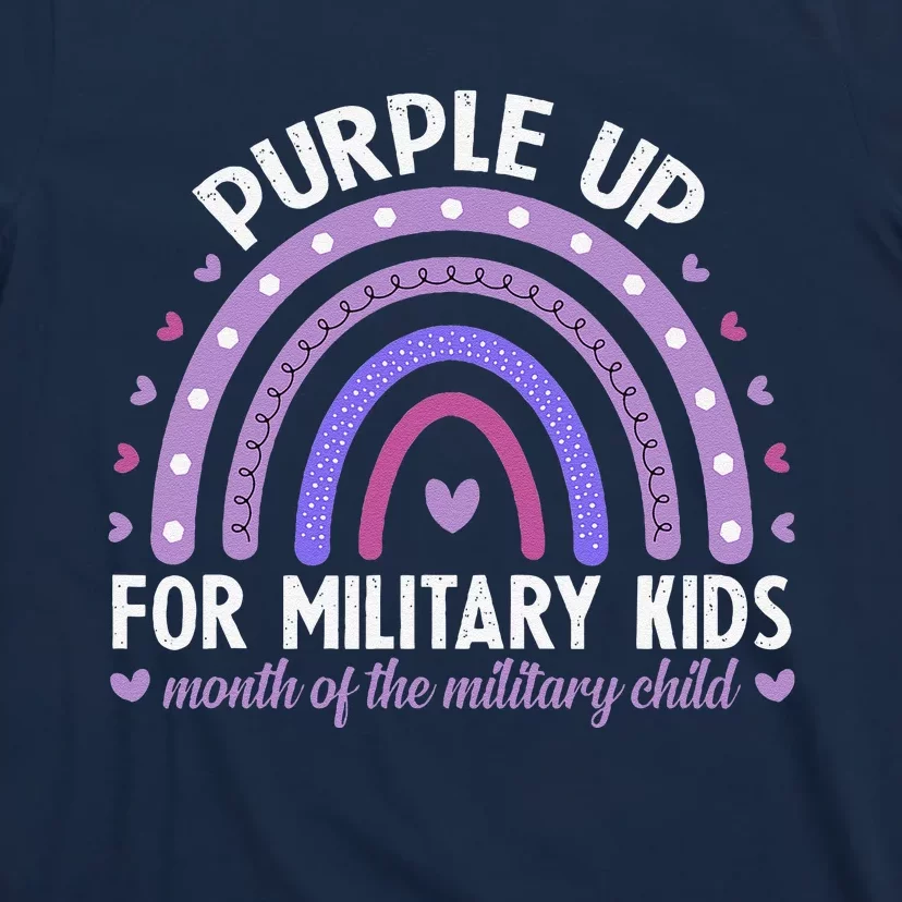 Purple Up For Military Ki.Ds Month Of The Military Child T-Shirt