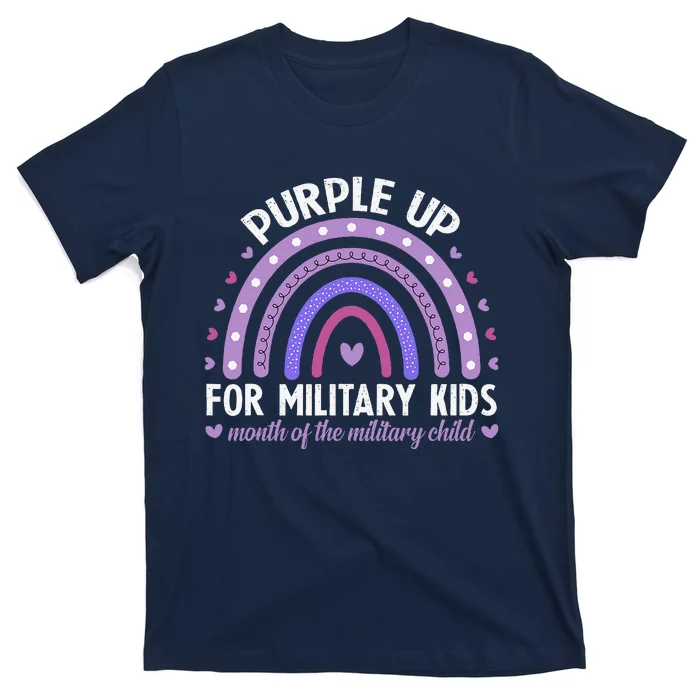 Purple Up For Military Ki.Ds Month Of The Military Child T-Shirt