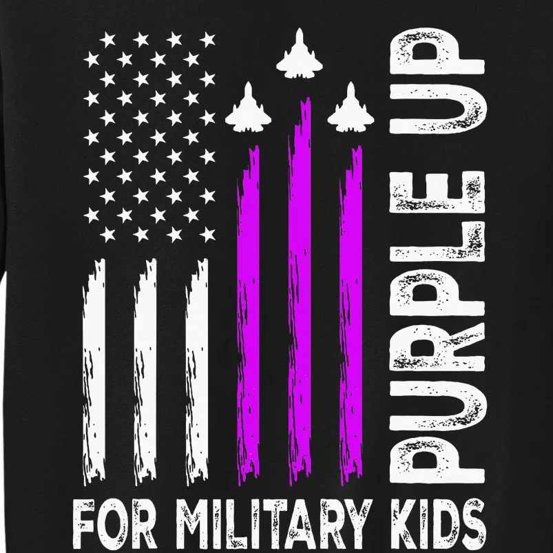 Purple Up For Military Child Month Sweatshirt