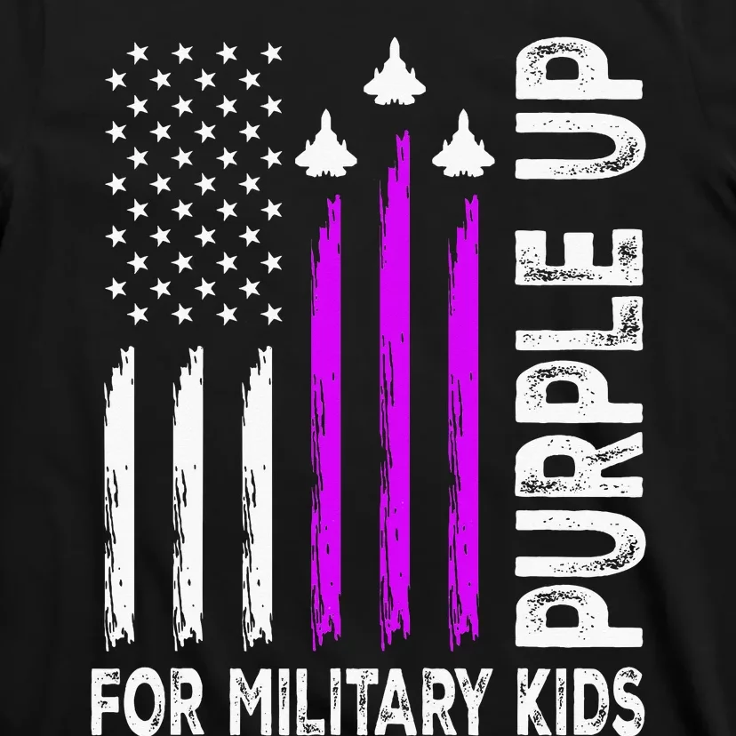 Purple Up For Military Child Month T-Shirt