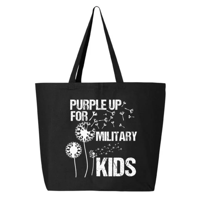 Purple Up for Military Month of the Military Child 25L Jumbo Tote