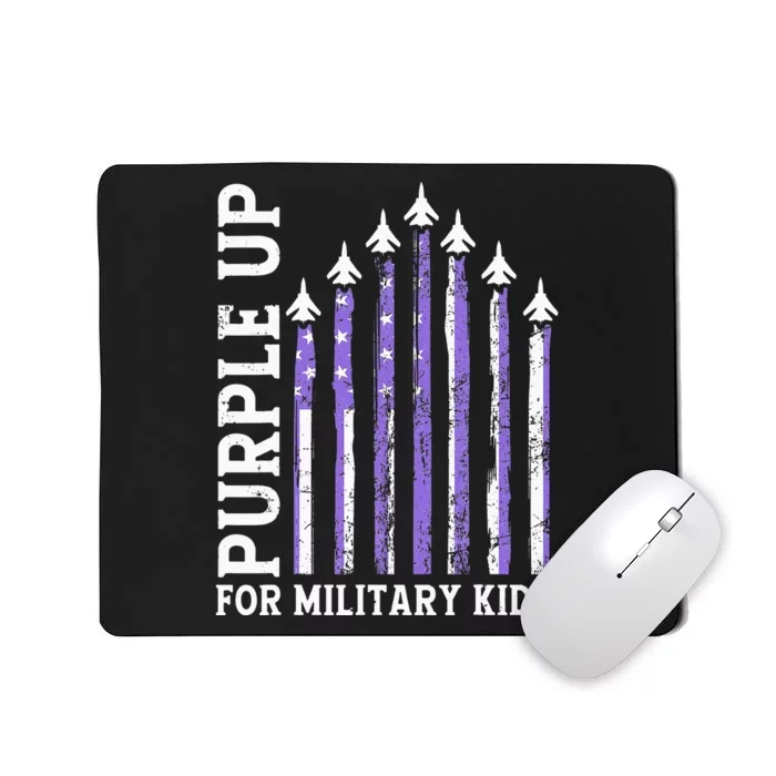 Purple Up For Military Child Month Air Force Mousepad