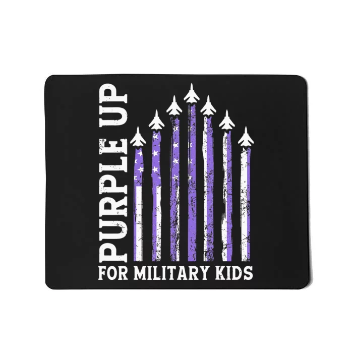 Purple Up For Military Child Month Air Force Mousepad