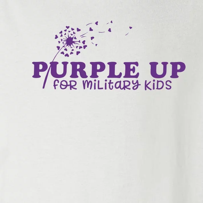 Purple Up For Military Child Military Child Month Awareness Military Toddler Long Sleeve Shirt