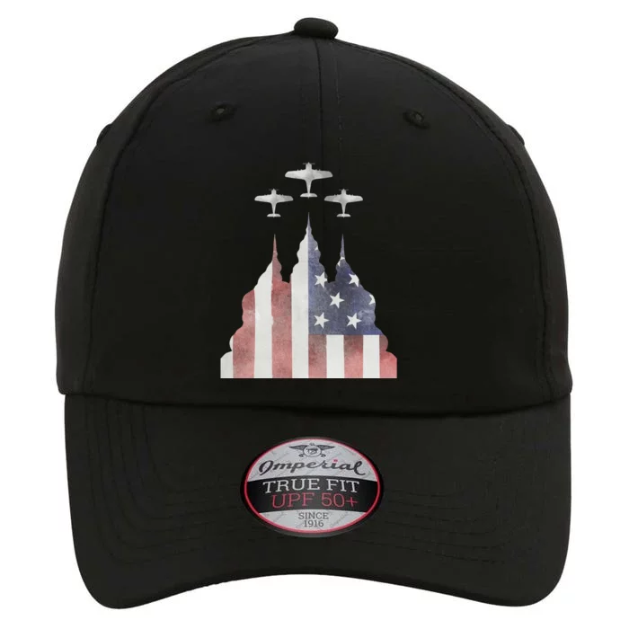 Patriotic Usa Flag Fighter Jets 4th Of July The Original Performance Cap