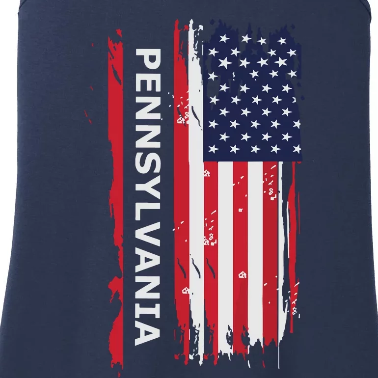 Pennsylvania Usa Funny Ladies Essential Tank