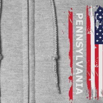 Pennsylvania Usa Funny Full Zip Hoodie