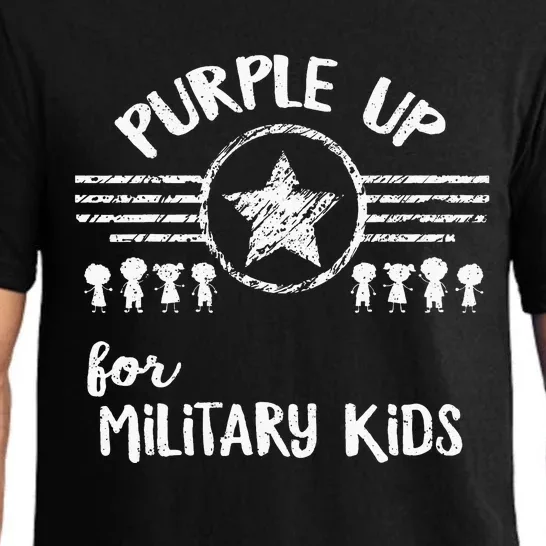 Purple Up for Military Month Military Child Pajama Set