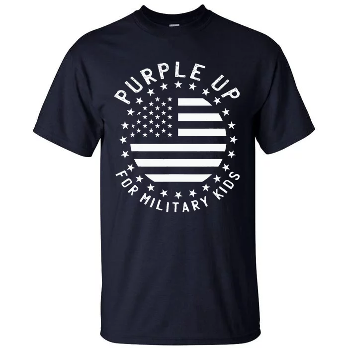 Purple up for Military Purple Month Vintage US Tall T-Shirt