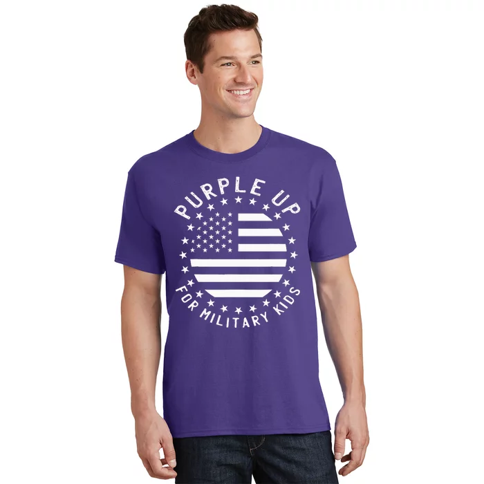 Purple up for Military Purple Month Vintage US T-Shirt