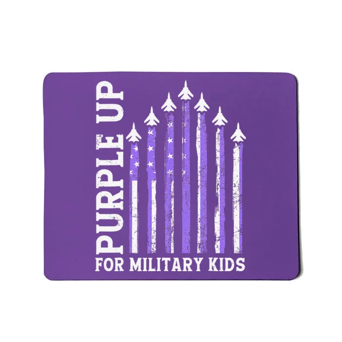 Purple Up For Military Ki.Ds Military Child Month Air Forc.E Mousepad