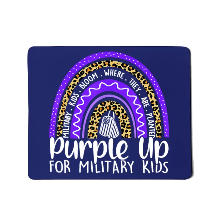 Purple Up For Military Cool Month Of The Military Child Mousepad