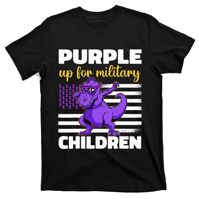 Purple Up For Military Month Of The Military Children T-Shirt