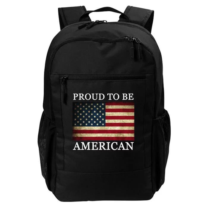 Patriotic USA Flag - Proud To Be American 4th Of July Daily Commute Backpack