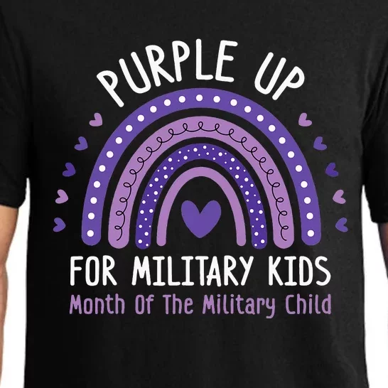 Purple Up For Military Month of the Military Child Pajama Set