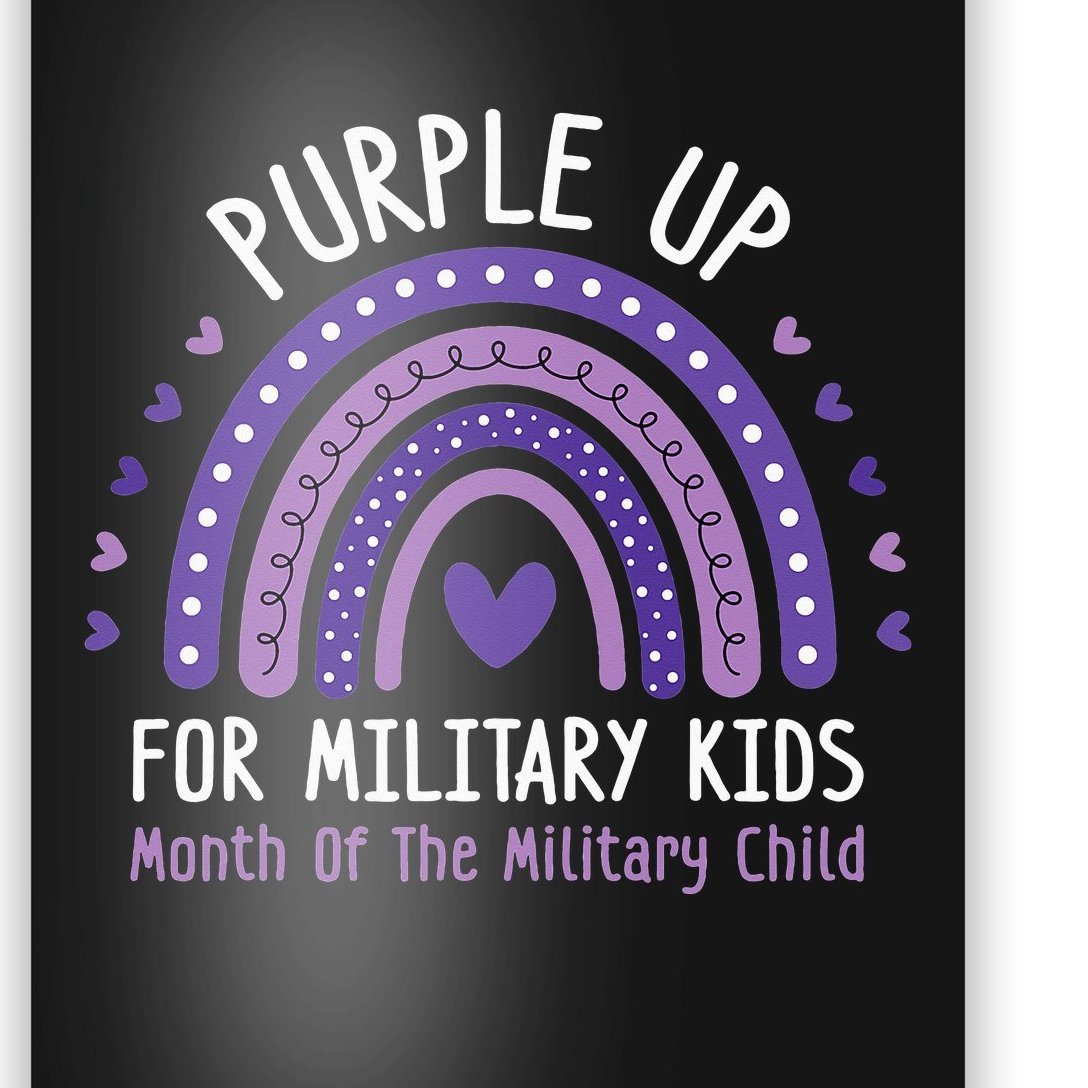 Purple Up For Military Month of the Military Child Poster | TeeShirtPalace