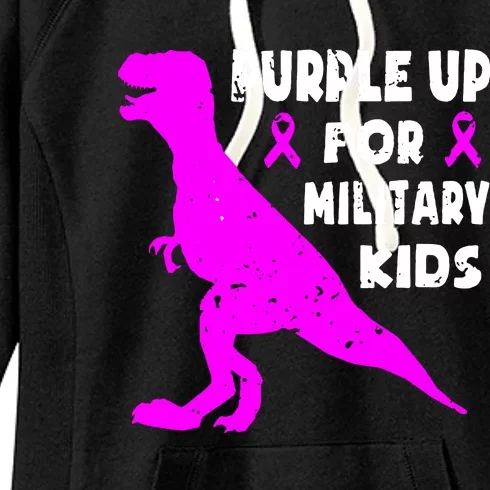 Purple Up For Military Women's Fleece Hoodie