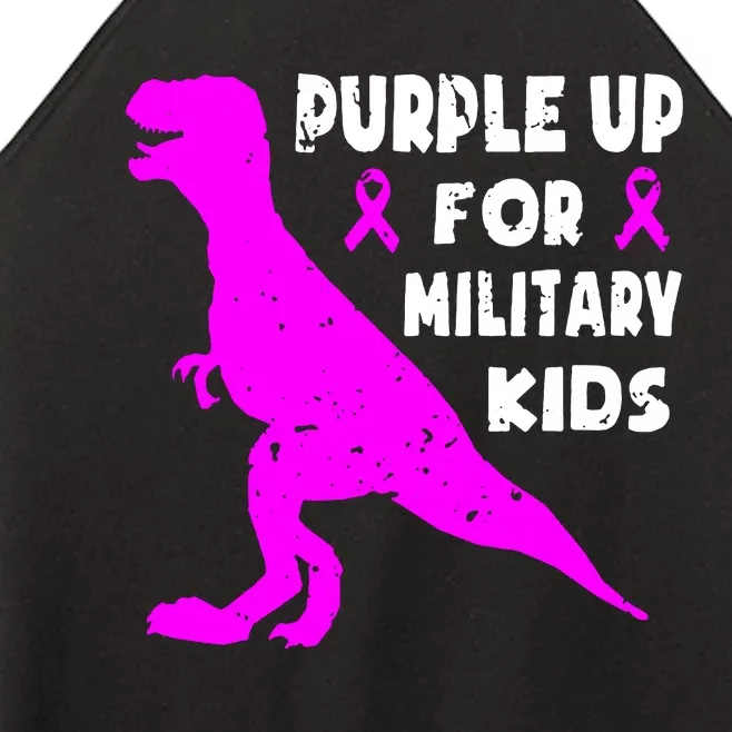 Purple Up For Military Women’s Perfect Tri Rocker Tank