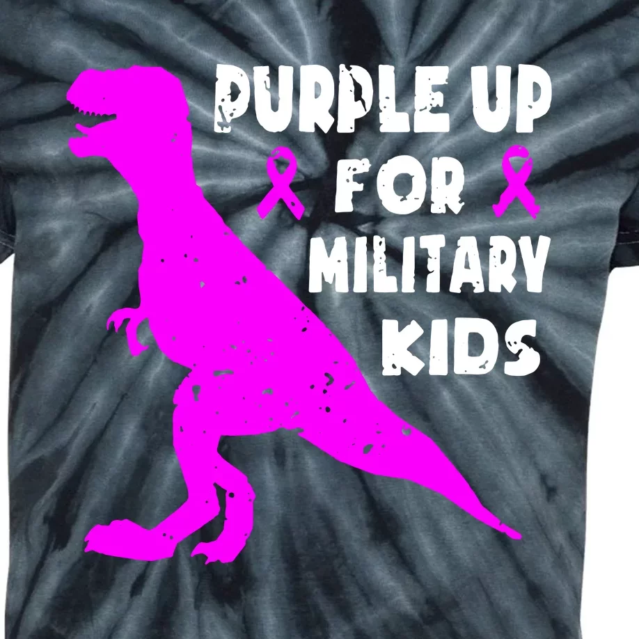 Purple Up For Military Kids Tie-Dye T-Shirt