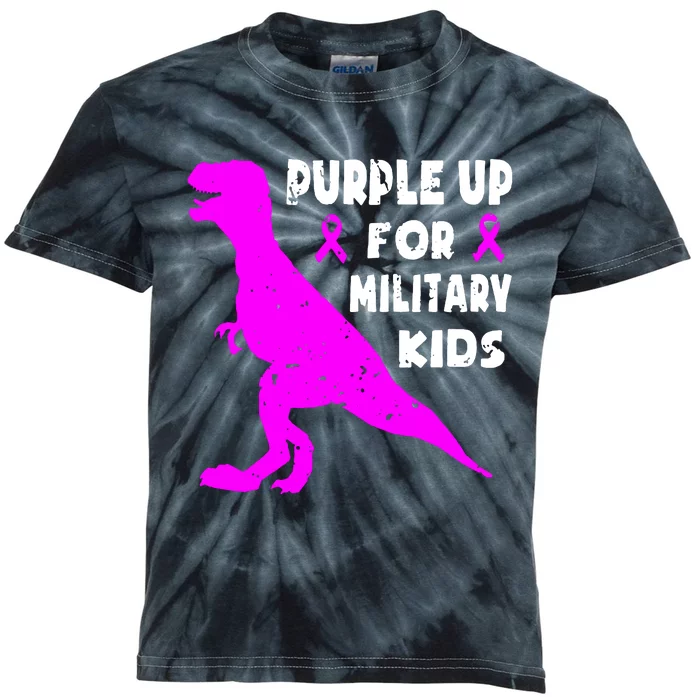 Purple Up For Military Kids Tie-Dye T-Shirt