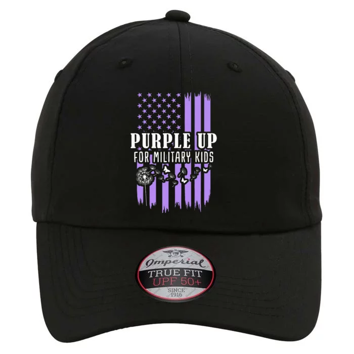 Purple Up For Military Child Month Usa Flag The Original Performance Cap