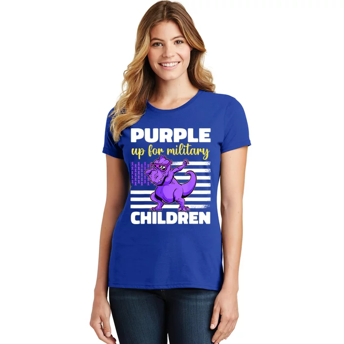 Purple Up For Military Month Of The Military Children Women's T-Shirt